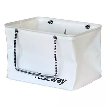 Складная сумка для рыбалки Riseway Rock Fishing 33 см, белая UEV-044 (Без крышки) белый