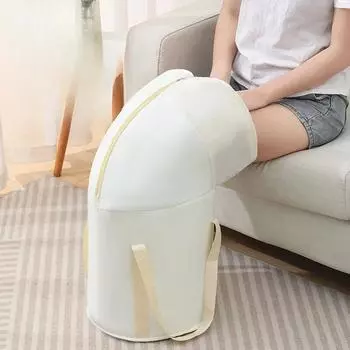 Складная сумка для замачивания ног, бытовая переносная термоизоляционная ванна для ног, ведро для замачивания ног выше колена, постоянное ведро для ног выше голени бежевый