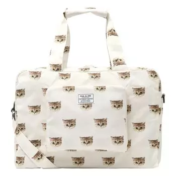 Складная сумка Paul Joe Boston с рисунком кошки Nunet и PJA-B841-IVO