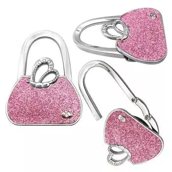 Складная сумочка кошелек сумка ткань вешалка прочный бабочка стол крючки стойки as the picture