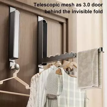 Складная сушилка для белья, устойчивая к коррозии, прочная, выдерживающая нагрузку, простая в установке, крючок для подвешивания белья серый