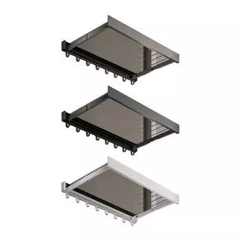 Складная сушилка для полотенец для банных халатов Аксессуары для ванной комнаты серый