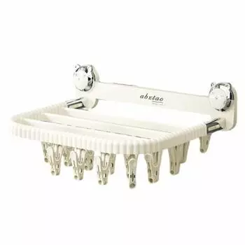 Складная сушилка на присосках, настенная, для балкона, вешалка для сушки, хранение дома