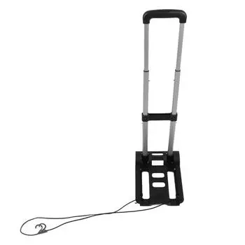 Складная тележка для багажа с 2 колесами, небольшая ручная тележка с дышлом, легкая тележка для переезда по магазинам