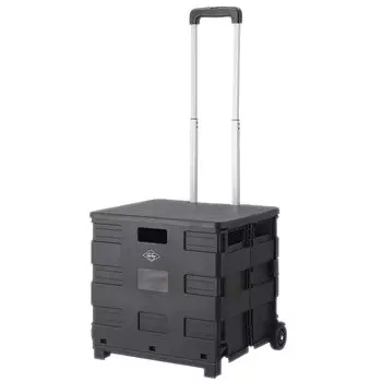 Складная тележка для переноски с крышкой, легкая, ширина 45 см, грузоподъемность 30 кг, для кемпинга, спорта, отдыха, рыбалки, спортивного дня, для покупок, контейнеров для покупок