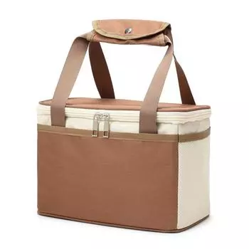 Складная Водонепроницаемая Сумка для Пикника Ручной Дизайн Работа Школа Активный Отдых 24x17x15cm