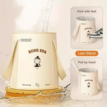 Складная ванна для ног Nordic, ведро большой вместимости для дома, гостиной, массажа, спа, паровой ванны для ног, принадлежности для ванной комнаты