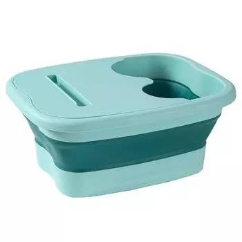 Складная ванна для ног yuusaki Foot Ванна для ног Компактная ванна для ног Feet Home Foot Удобная для переноски ванна, Ведро, Ванна, Ванна, Хранение, Экономия, Ванна, зелёный
