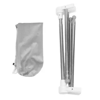 Складная вешалка для одежды из нержавеющей стали, выдвижная портативная сушилка для одежды для дома и путешествий, маленькая