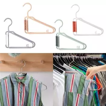 Складная вешалка для одежды, пластиковая складная вешалка для хранения одежды, вешалка для брюк One Size