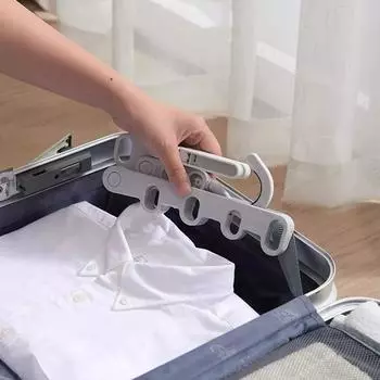 Складная вешалка для одежды, портативная туристическая вешалка для одежды El, вешалка для бизнеса 30*18*15CM