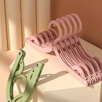Складная вешалка для улицы, деловых поездок, портативная, для путешествий, студенческого общежития, дома, утолщенная, для сушки, для хранения нижнего белья, носков, ветрозащитная 10pcs
