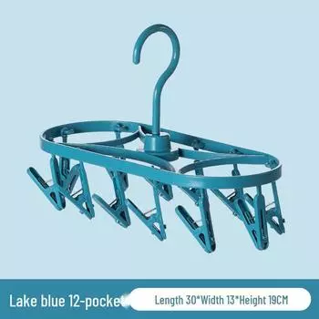 Складная ветрозащитная сушилка для детской одежды с многозажимной вешалкой для нижнего белья и носков