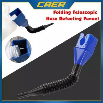 Складная воронка для заправки бензинового двигателя автомобиля мотоцикла, фильтр, инструмент для переноса, пластиковые защелки, непроливающиеся воронки для автомобилей