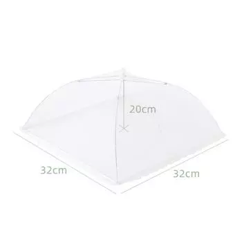 Складная всплывающая тонкая сетка от насекомых 12/14/17/18 дюймов, крышка для посуды, пищевая палатка для вечеринок на открытом воздухе, барбекю 12in