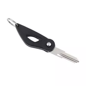 Складная заготовка ключа для Benelli TRK502 TRK502X 502C TNT150 TNT15 / TNT 15 150 Складная заготовка ключа с серебряным лезвием чёрный