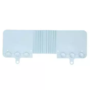 Складная защита от брызг на раковину с присосками, водоотражательная доска, кухонный аксессуар, светло-голубой светло-синий