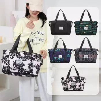 Складная женская сумка для переноски на короткие расстояния, большая вместимость, для хранения вещей для беременных, дорожная дорожная сумка для фитнеса, сумка-сумка A