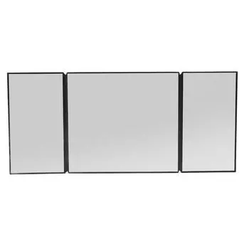 Складное автомобильное солнцезащитное зеркало для макияжа, складывающееся в три раза, универсальное зеркало для путешествий, для грузовиков, внедорожников, Rea