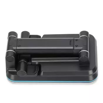 Складное беспроводное зарядное устройство T6, одинарная зарядная станция для мобильного телефона и планшета, черный чёрный