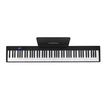 Складное цифровое пианино профессиональное 88 клавиш легкое портативное клавишное пианино для начинающих пианистов UK Plug