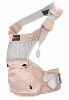 Складное детское сиденье napnap Hip Seat 20 кг для ношения на одном плече Piggyback Предотвращение перегрева Предотвращение теплового удара Дышащий переноска для младенцев (Овечий бежевый)