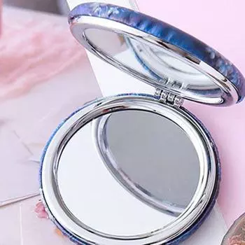 Складное косметическое зеркало в форме птицы, складное зеркало в форме бабочки, круглое карманное зеркало для спальни 1pc Style D