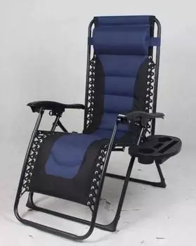 Складное кресло для отдыха на открытом воздухе, водонепроницаемое, с подкладкой из ткани Оксфорд, регулируемое кресло для патио с подголовником