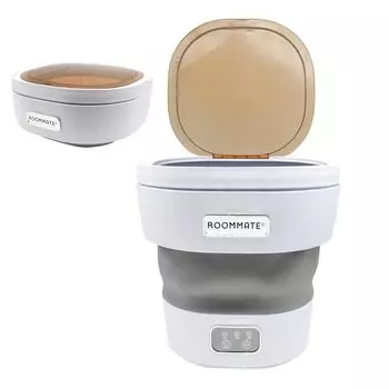 Складное мини-ведро для мытья, одинарная емкость, небольшой размер и легкий отдельный верхний легкий таймер, бизнес-переносное ведро для мытья