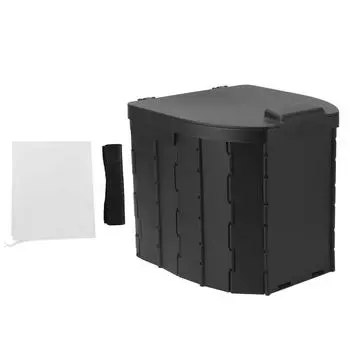 Складное сиденье для унитаза, мешок для мусора, отличная несущая способность, переносной дорожный горшок с крышкой для детей