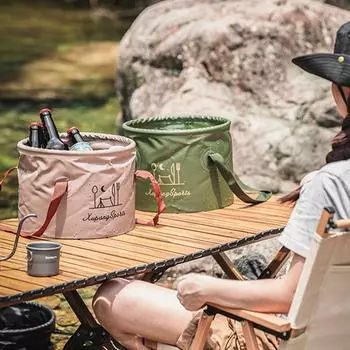 Складное ведро для путешествий на открытом воздухе, самостоятельного вождения, пикника, рыбалки, кемпинга, мытья овощей, небольшого ведра, резервуара для воды большой емкости