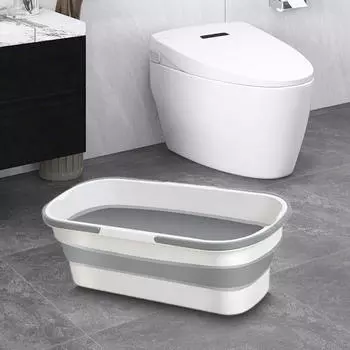 Складное ведро для швабры, складная корзина для хранения воды, удобная для пикника в помещении