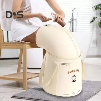 Складное ведро для ванночки для ног с 5-слойной изоляцией, переносной мешок для замачивания, водонепроницаемый дизайн, ведро для спа-ванны для ног розовый