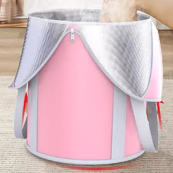 Складное ведро для замачивания ног, портативная ванна для ног, раковина, спа, розовый