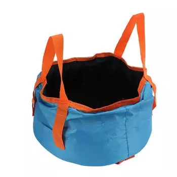 Складное ведро с ручкой, переносная складная раковина, легкий контейнер для воды для кемпинга