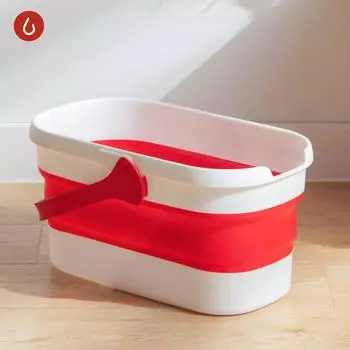 Складное ведро Xiaomi Yijie большой емкости, небольшого размера, емкость 12 л, складная высота хранения 6 см | Многофункциональный инструмент
