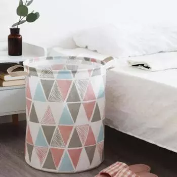 Складное вместительное ведро для хранения одежды, корзина для грязного белья, детская корзина для игрушек, водонепроницаемый домашний органайзер с ручками