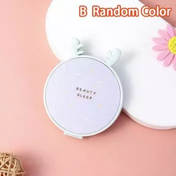 Складное зеркало для макияжа Мини-цветы Зеркало для макияжа Портативные ручные зеркала Компактное двухстороннее зеркало Карманное косметическое зеркало B