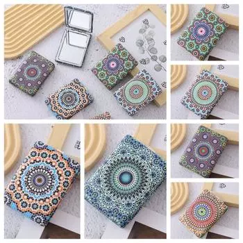 Складное зеркало для макияжа в стиле Богемия, прямоугольное, винтажное, косметическое зеркало, складное зеркало для путешествий C