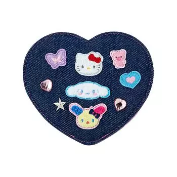 Складное зеркало Sanrio Зеркало с персонажами Sanrio 183296 (Заплатка из денима)