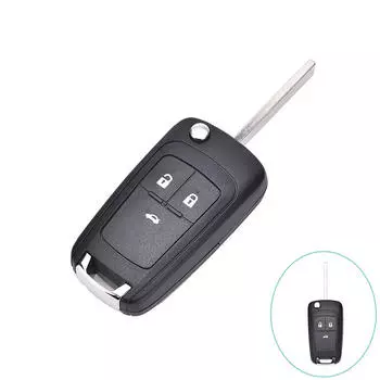 Складной 3-кнопочный чехол для дистанционного ключа с 3 кнопками, чехол-брелок для Chevrolet Cruze