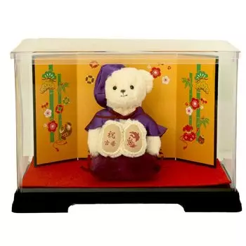 Складной экран Kouki Bear 4S размером 12 см [Petilou] (золотой корпус) фиолетовый