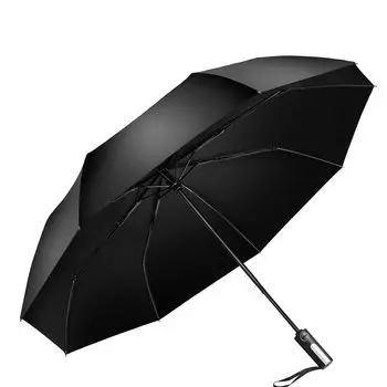 Складной автоматический 103 см водоотталкивающий 210T 8 спинка Защищает от дождя как от солнца, так и от УФ-лучей В комплект входит чехол для хранения УФ-защиты Зонт, одно касание,