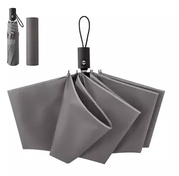 Складной автоматический тефлоновый супер водостойкий складной зонт для сильного ветра, мужской, легкий, открывается/закрывается, прочный, компактный, водоотталкивающий,