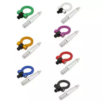 Складной автомобильный гоночный фаркоп для Mitsubishi Lancer EX, комплект буксирного крюка для автоприцепа, красный красный