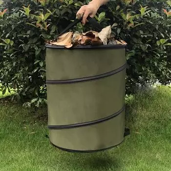 Складной автомобильный мусорный бак из ткани Оксфорд, водонепроницаемый автомобильный мусорный бак, герметичное ведро для хранения, мусорный мешок, органайзер для отходов S