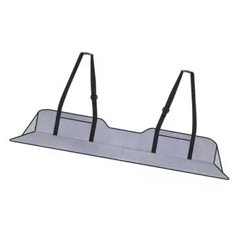 Складной автомобильный спальный коврик для поддержки заднего сиденья внедорожника, удобный дорожный матрас чёрный