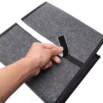 Складной автомобильный Стайлинг, укладка, уборка спинки сиденья, сумка для инструментов, автомобильный органайзер, держатель, коробка, сумки для хранения багажника автомобиля, задняя сумка для хранения серый