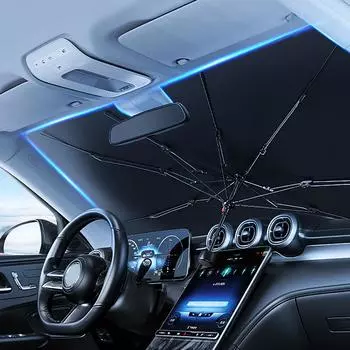 Складной автомобильный зонт, теплоизоляционный козырек для переднего окна, солнцезащитный козырек, козырек от солнца Small size