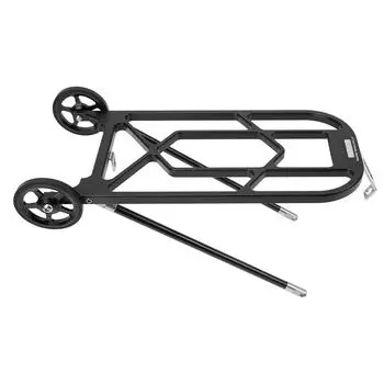 Складной багажник для велосипеда из высокопрочного алюминиевого сплава, багажник для велосипеда с колесами для
